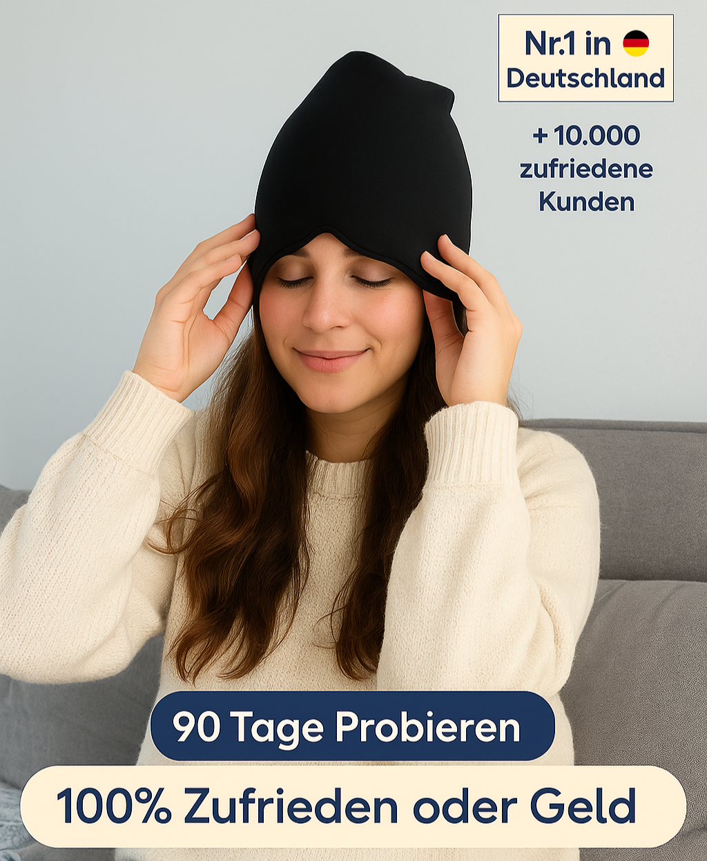 Anti-Migräne-Haube Komfort+